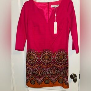 NWT Trina Turk Palm Springs Vibes Art Deco Dress Size 6